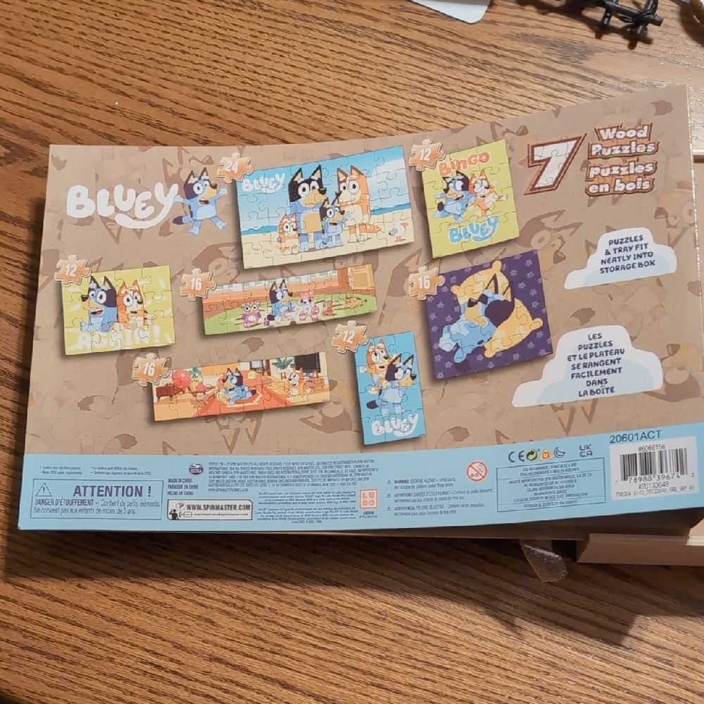 Wooden Puzzle Set for Kids - Multicolor